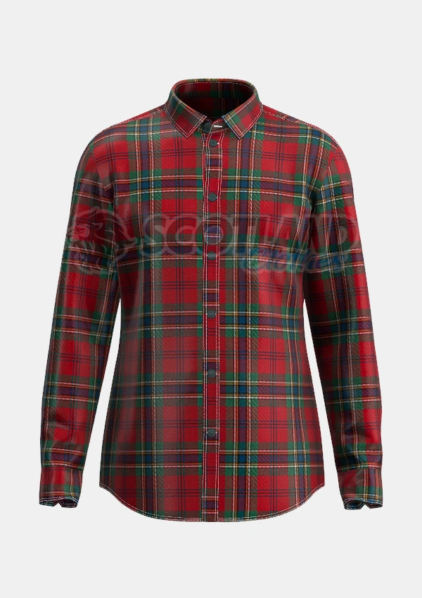 Maclean Tartan Shirt Front