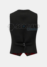 Maclean Tartan Waistcoat Back