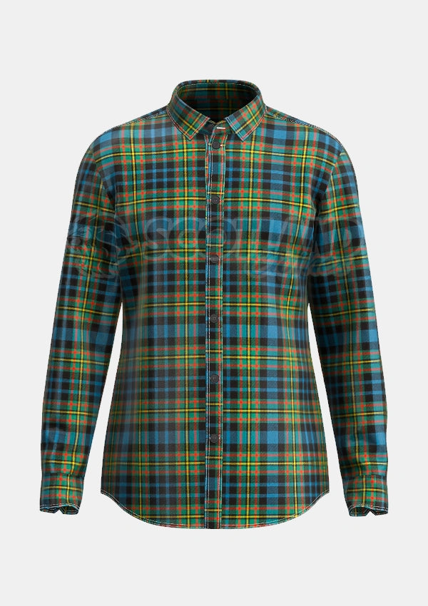 Maclellan Tartan Shirt Front
