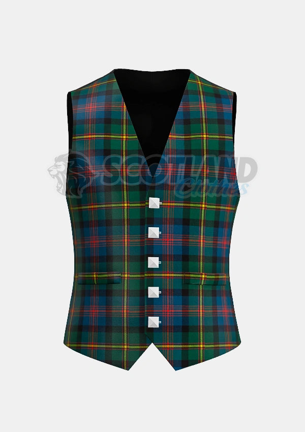 Maclennan Tartan Waistcoat Front