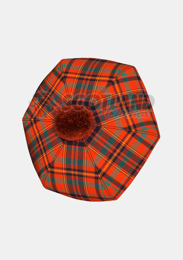 Macleod Red River Ancient Tartan Tam O' Shanter Hat