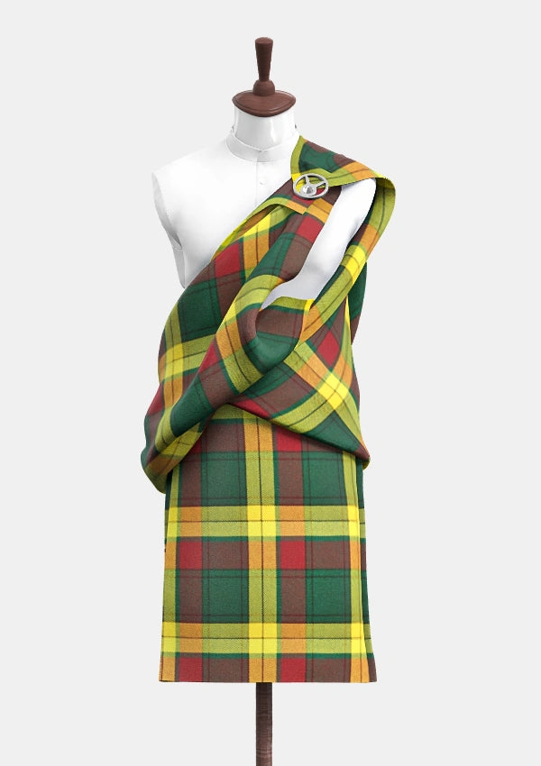 Macmillan Tartan Great kilt Front