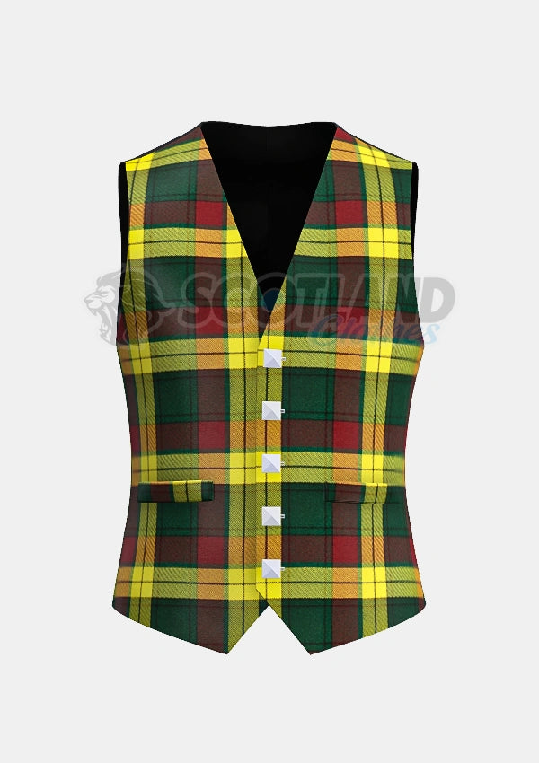 Macmillan Tartan Waistcoat Front