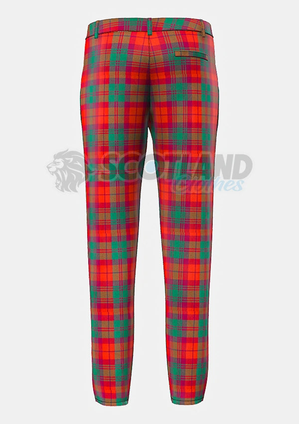 Macnab Tartan Trouser Back