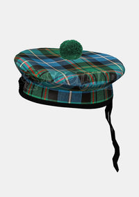 Macrae Tartan Balmoral Hat Front Side