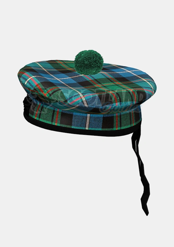 Macrae Tartan Balmoral Hat Front Side