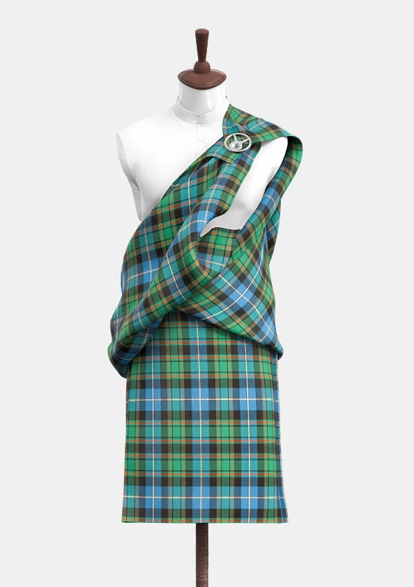 Macrae Tartan Great kilt Front