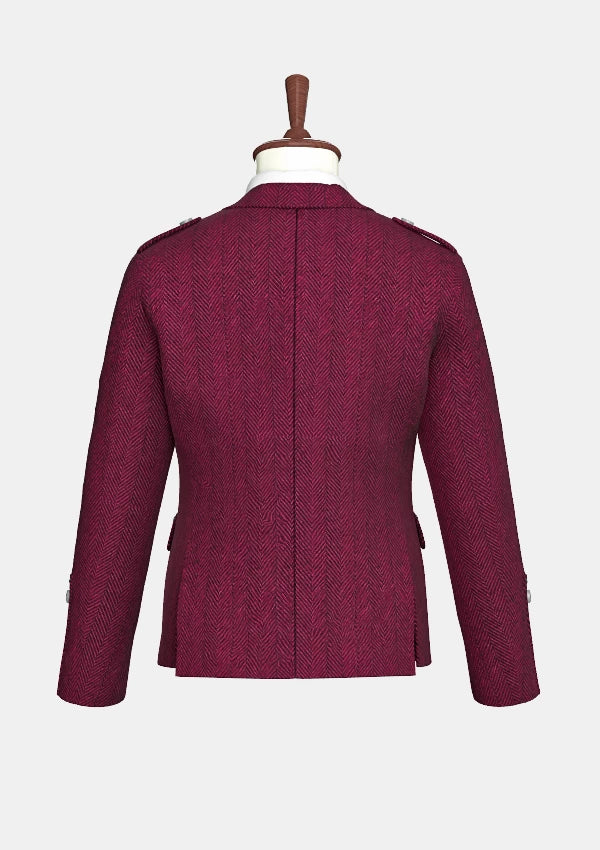 Magenata_Tweed_Argyle_Kilt_Jacket_back_image