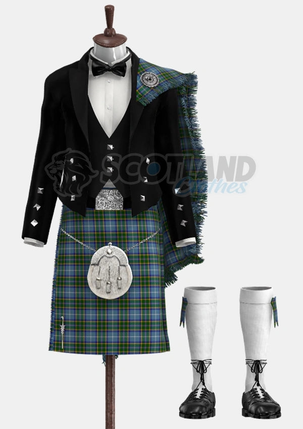 Manx Tartan Prince Charlie Outfit