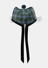 Manx Tartan Glengarry Hat Back