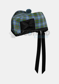 Manx Tartan Glengarry Hat Front