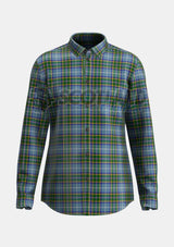 Manx Tartan Shirt Front