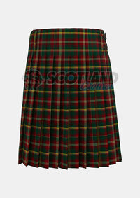 Maple Leaf Tartan Kilt Back