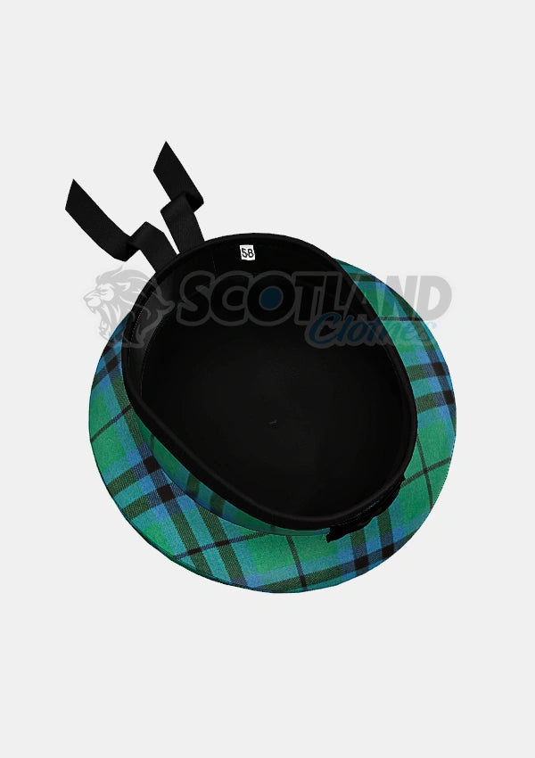 Marshall Tartan Balmoral Hat Back Side 