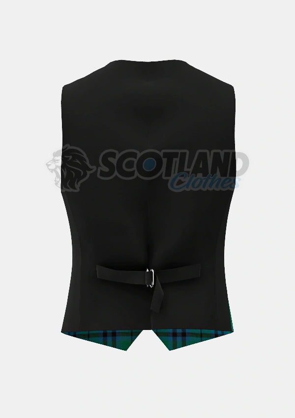 Marshall Tartan Waistcoat Back