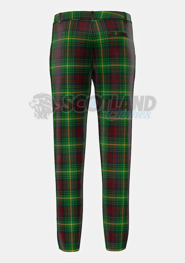 Martin Tartan Trouser Back