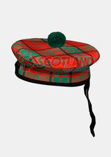 Maxwell Tartan Balmoral Hat Front Side