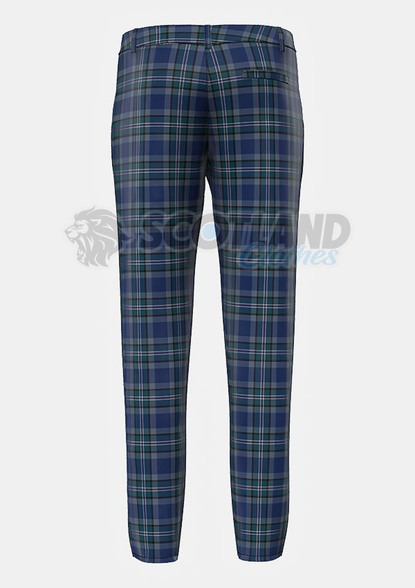 McFarland Collins Tartan Trouser Back