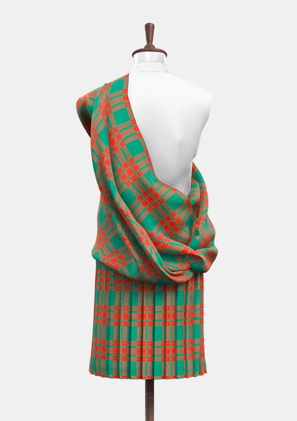 Menzies Tartan Great Kilt Back