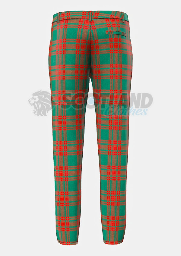 Menzies Tartan Trouser Back