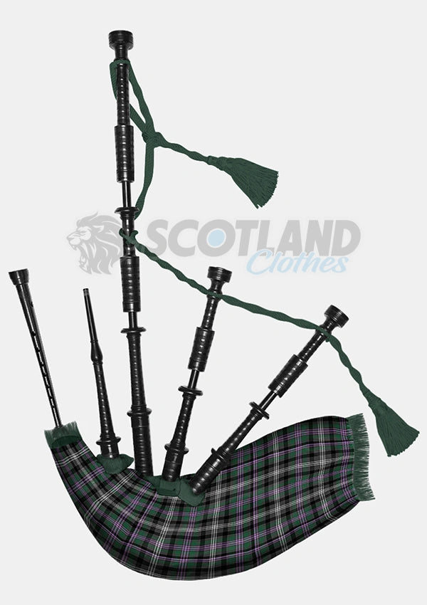 Midnight Thistle Tartan Bagpipe