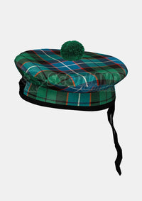 Mitchell Tartan Balmoral Hat Front Side
