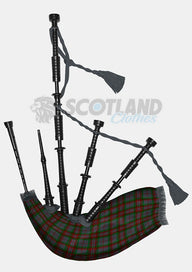 Modern Robertson Tartan Bagpipe