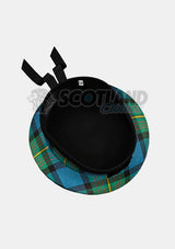Muir Tartan Balmoral Hat Back Side