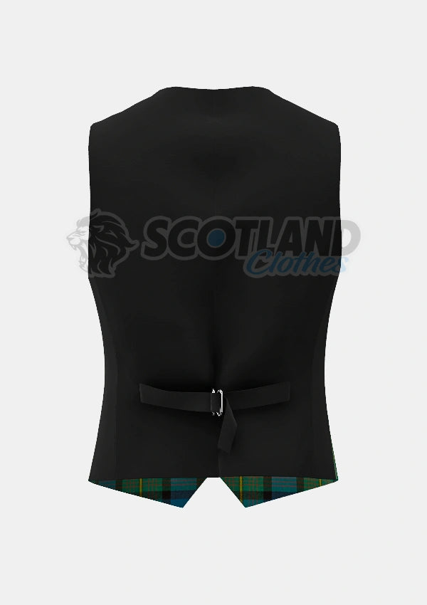 Muir Tartan Waistcoat Back