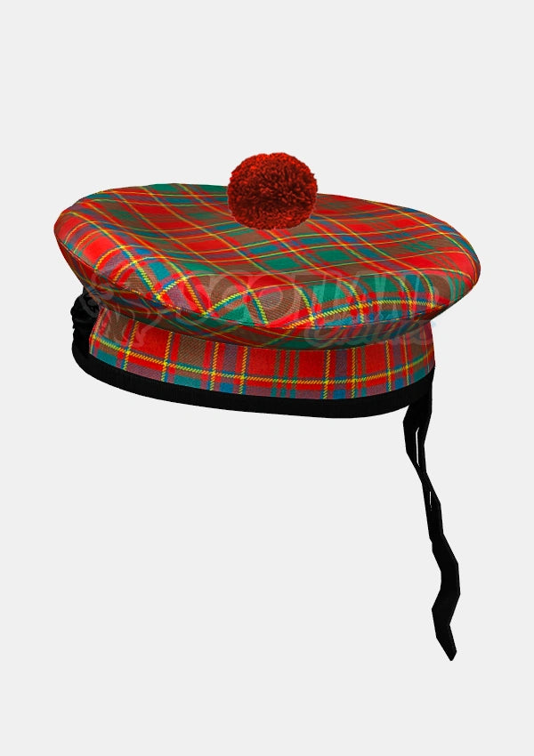 Munro Tartan Balmoral Hat Front Side