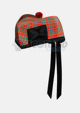 Munro Tartan Glengarry Hat Front