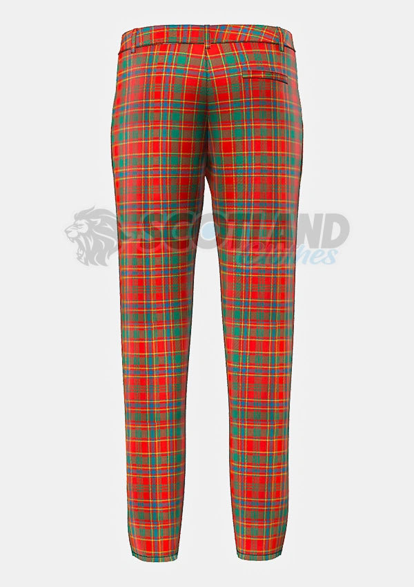 Munro Tartan Trouser Back