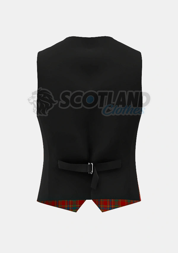 Munro Tartan Waistcoat Back