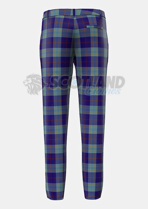 Musselburgh Tartan Trouser Back