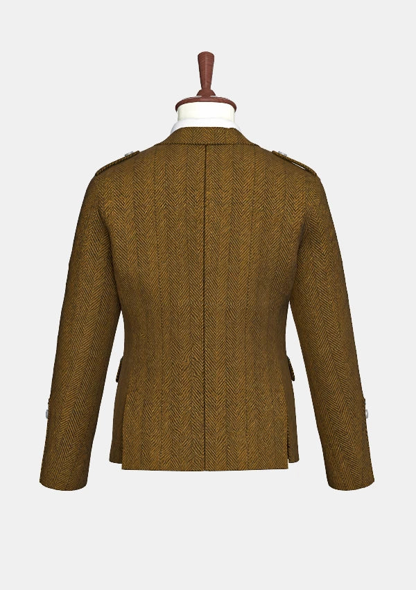 Mustard_Yellow_Tweed_Argyle_Kilt_Jacket_back_image