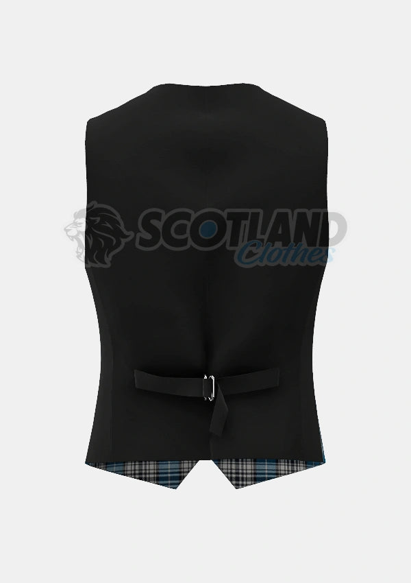 Napier Tartan Waistcoat Back
