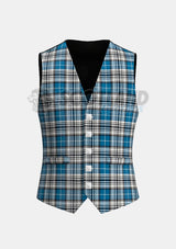 Napier Tartan Waistcoat Front