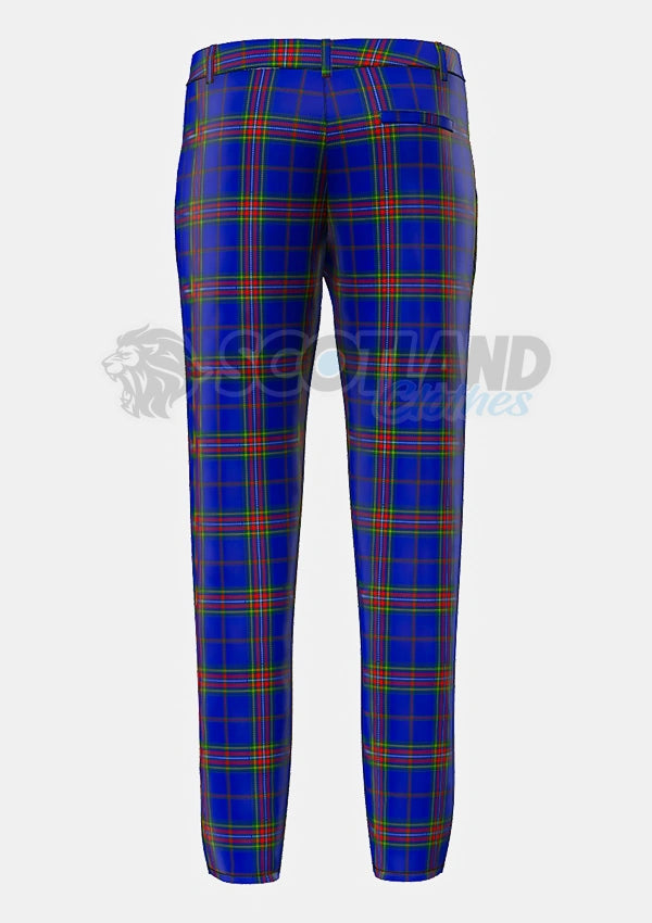 Nicholson, W J Tartan Trouser Back