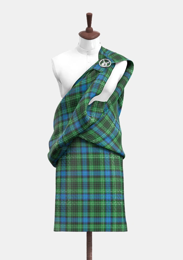O_Connor Tartan Great Kilt Front