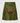 Olive Green Leather Kilt Front