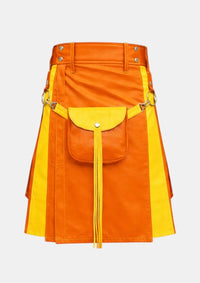 Orange_and_Yellow_Leather_Hybrid_Utility_Kilt