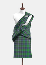 Peebles Beltane Centenary Tartan Great Kilt Front