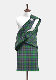 Peebles Beltane Centenary Tartan Great Kilt Front