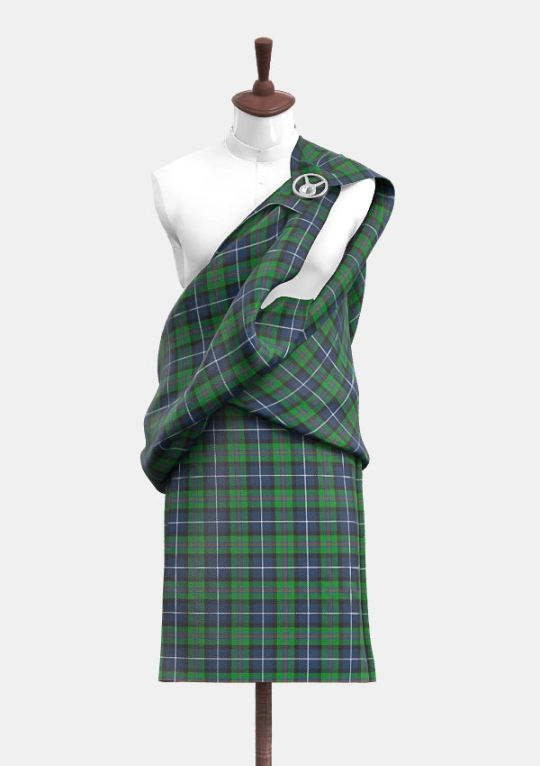 Peebles Beltane Centenary Tartan Great Kilt Front