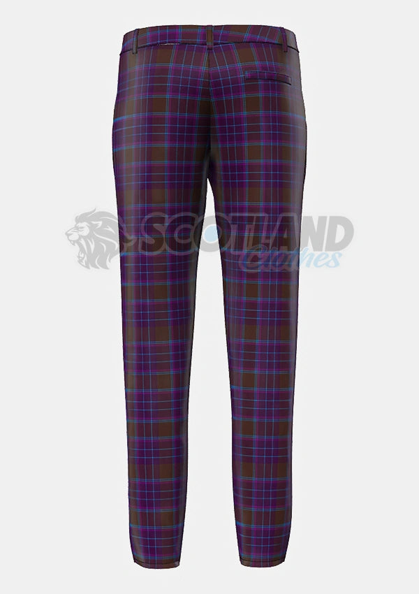 Phillips Tartan Trouser Back