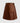 Plain Brown Leather Kilt Front