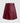 Plain Burgundy Leather Kilt Front