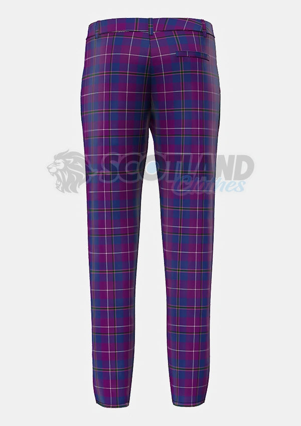 Pride Of Glencoe Tartan Trouser Back