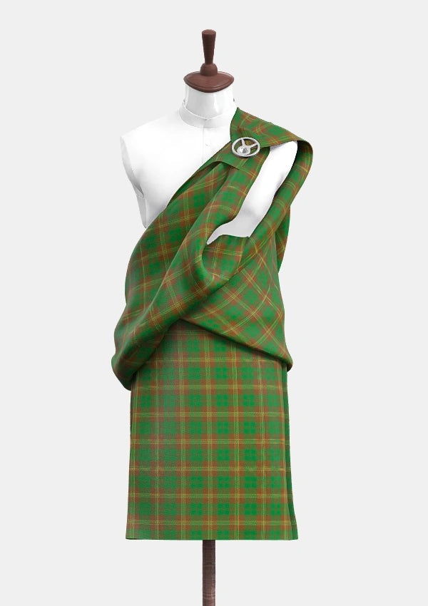 Prince David Tartan Great Kilt Front