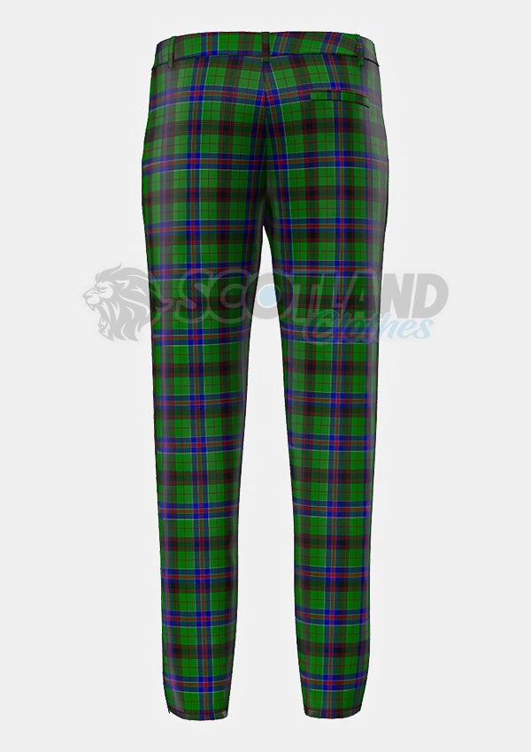 Princess Diana Tartan Trouser Back